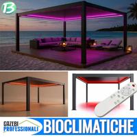Pergole bioclimatiche 6x4 motorizzate con luci LED