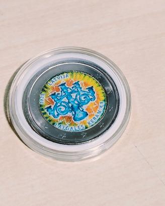 2 EURO colorato da coll/ne LETTONIA 2020 CERAMICA