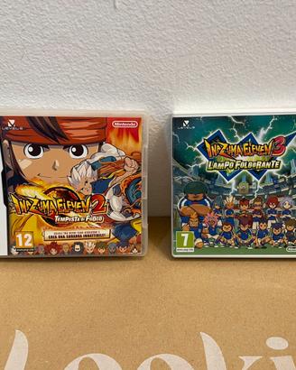 Giochi Inazuma Eleven 2 e 3 per 3DS/DS