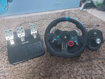 set completo volante da gioco logitech 