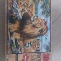 Puzzle Super 3D, Lions by the pool