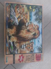 Puzzle Super 3D, Lions by the pool