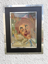 Olio su tela - Pagliaccio - Giusan 1980