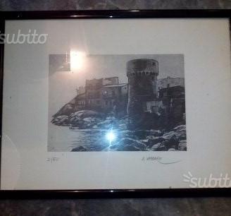 Stock 3 pezzi Quadro - litografia andrea vaccaro