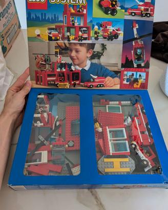 Lego 6389 Fire Control Center completo extra