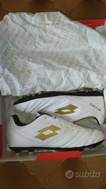 Scarpe da calcio Lotto bianche dorate