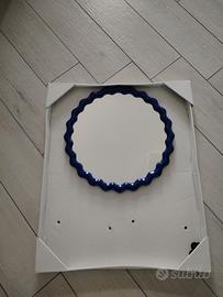Specchio blu da parete