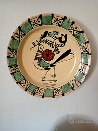 Piatto artistico artigianale della Romania 