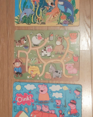 Set di giochi manuali con animali/Peppa Pig