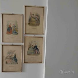 QUADRI CON STAMPE D'EPOCA