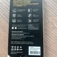 2 pellicole in vetro temperato per iPhone XS Max