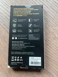 2 pellicole in vetro temperato per iPhone XS Max