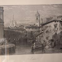 VEDUTA MILANO 1835 LEITCH/HIGAM ORIGINALE 