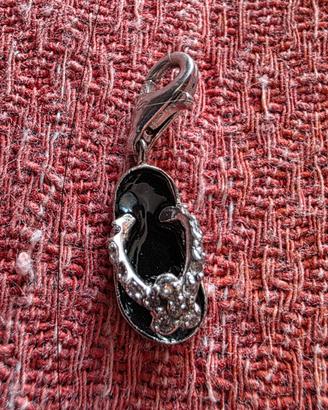  Charm scarpa infradito argento 925