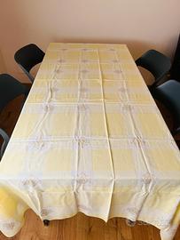 Tovaglia in misto lino 10 posti