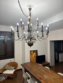 Grande lampadario d'epoca  24 luci