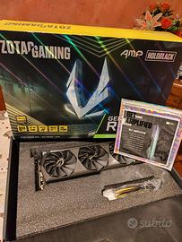 ZOTAC RTX 3070ti Amp Holo + GPU Holder ARGB + acc.