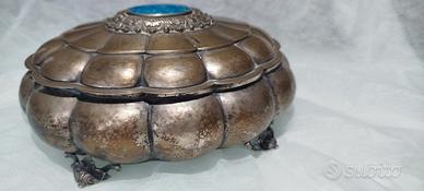 Cofanetto portagioie in argento 