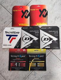 Corde tennis matassine varie