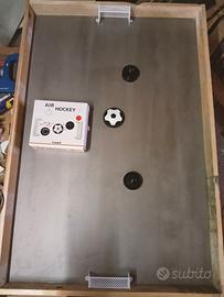 pista air hockey con porte