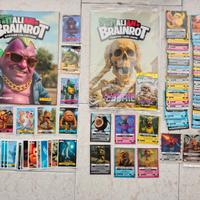 italian brainrot lotto di 123 carte +album + promo