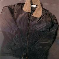 Thick black jacket with collars
