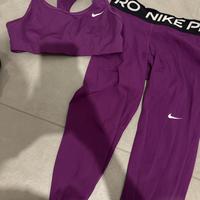 Nike pro xs legging e top