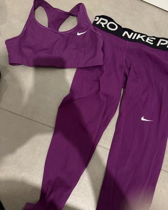 Nike pro xs legging e top
