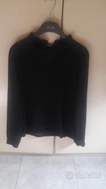 Camicia elegante con orlo al collo taglia 42