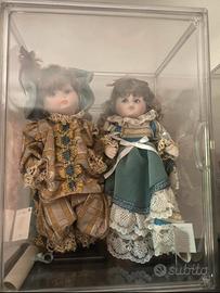 Coppia bambole da collezione