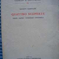 GIUSEPPE PREZZOLINI  -  QUATTRO SCOPERTE