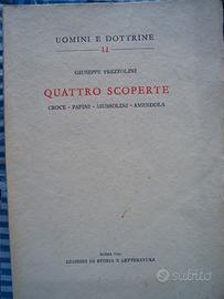 GIUSEPPE PREZZOLINI  -  QUATTRO SCOPERTE