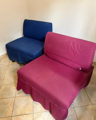 Poltrona letto singolo
