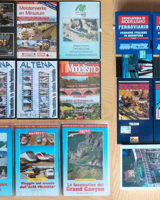 DVD e VHS modellismo e treni reali