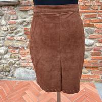 gonna in camoscio foderata  TG 40