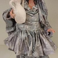 statua in cartapesta leccese cm 32