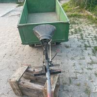 Rimorchio per motocoltivatore