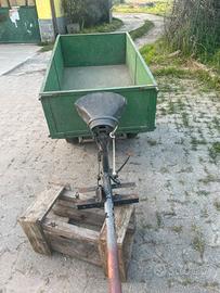 Rimorchio per motocoltivatore
