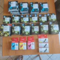 cartucce stampanti Canon e HP 