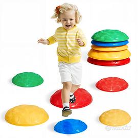 Pietre di Equilibrio a Ostacoli Bambini 6 Pezzi