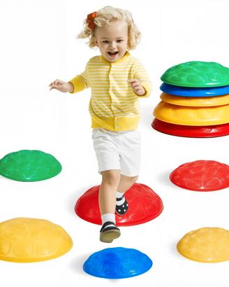 Pietre di Equilibrio a Ostacoli Bambini 6 Pezzi