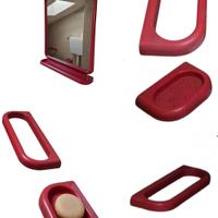 Set da bagno anni 70 plastica Vintage 