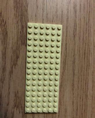 BASE LEGO 6x16 BEIGE