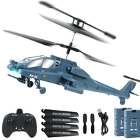 Elicottero RC telecomandato, 2 batterie luci a led