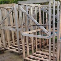 Gabbie cestoni bins bancali per legna gabbia cesta