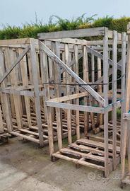 Gabbie cestoni bins bancali per legna gabbia cesta