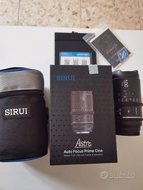 Obiettivo Anamorfico 100m Cine SIRUI Astra 1.33x