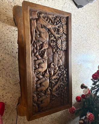 Statue legno