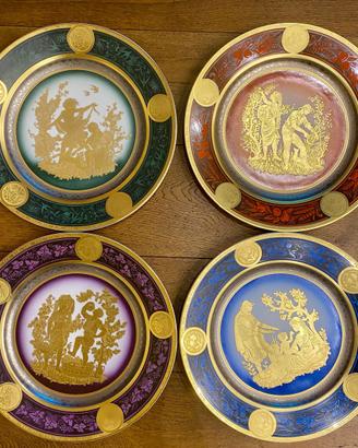 Set 4 piatti decorativi Longo