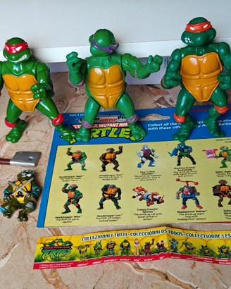 Tartarughe NINJA TMNT Playmates 1988/89+BEPOP+Gadg